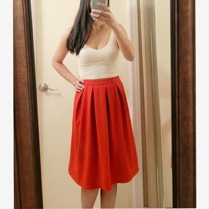 Red lulu's skirt